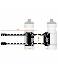 PortaCaramañola Bicicleta Fidlock Uni Base C/ Boa 80mm