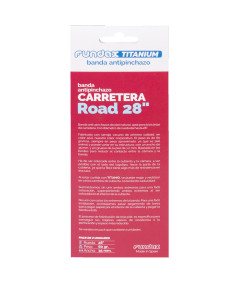 Banda Antipinchazo Fundax Leather Strap Road 28 X Par