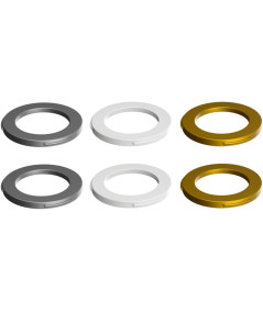 Kit Arandelas Piston Caliper Magura 2 Pistones Plata Blanco Oro